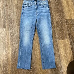 MOTHER Light Blue Straight Leg Jeans